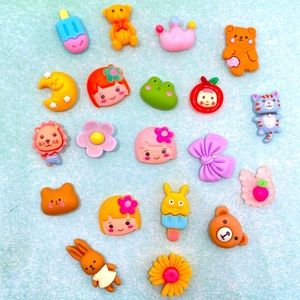 20pcs- Cartoon Kawaii 3D Stickers, Bottle/Phone/Refrigerator/laptop stickers